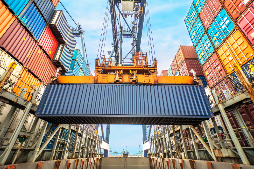 Port logistics, new container terminal